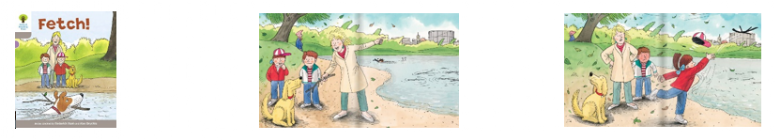 Wordless book example